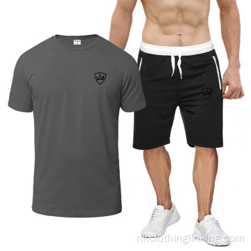 2 pc&#39;s Sets Casual trainingspak voor heren